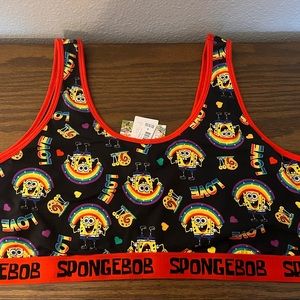 Torrid Spongebob Rainbow Bralette sz 4